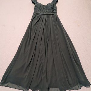 Eucalyptus Green Formal Chiffon A-line Dress NEW!